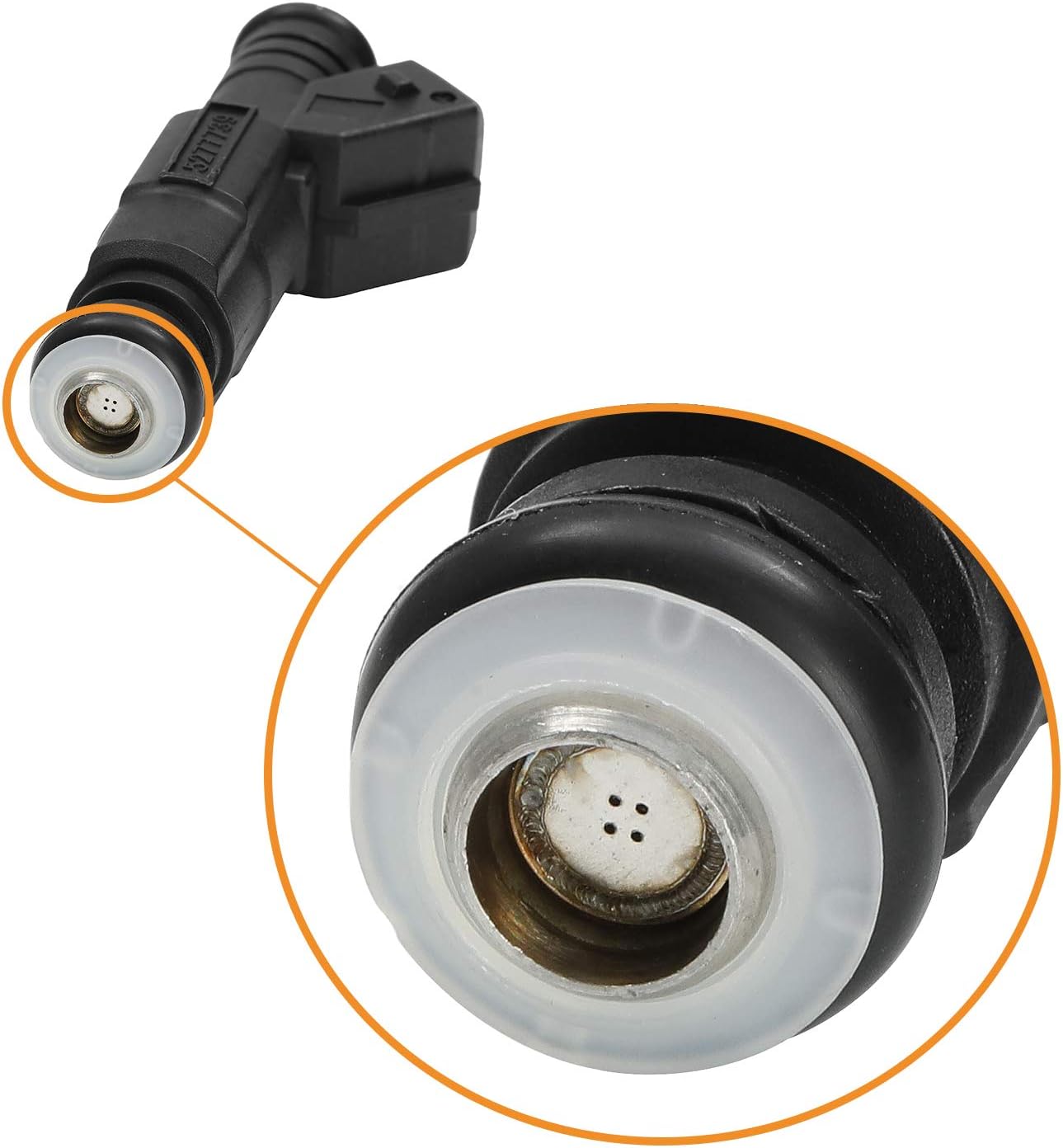 Inyector de combustible, 4 agujeros, 6 piezas  para Jeep Wrangler Cherokee Grand Cherokee Comanche 4.0 1987-1998  Reemplazar # 0280155703,