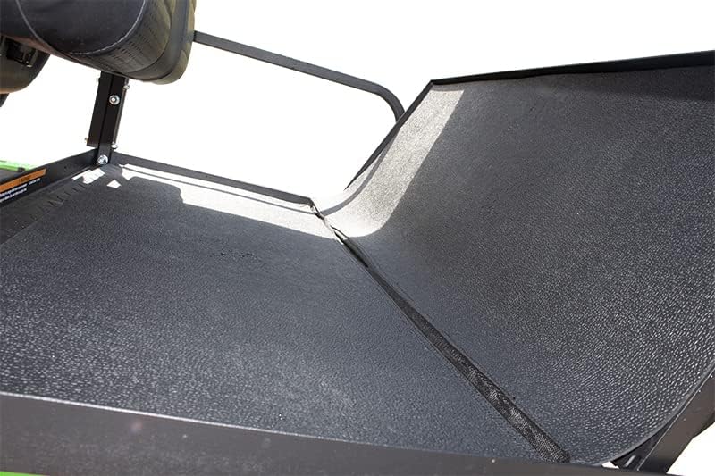 Club Clean Shield Easy Fold Down – Tapete para carrito de golf, 4 plazas, goma EPDM resistente a los rayos UV, color negro