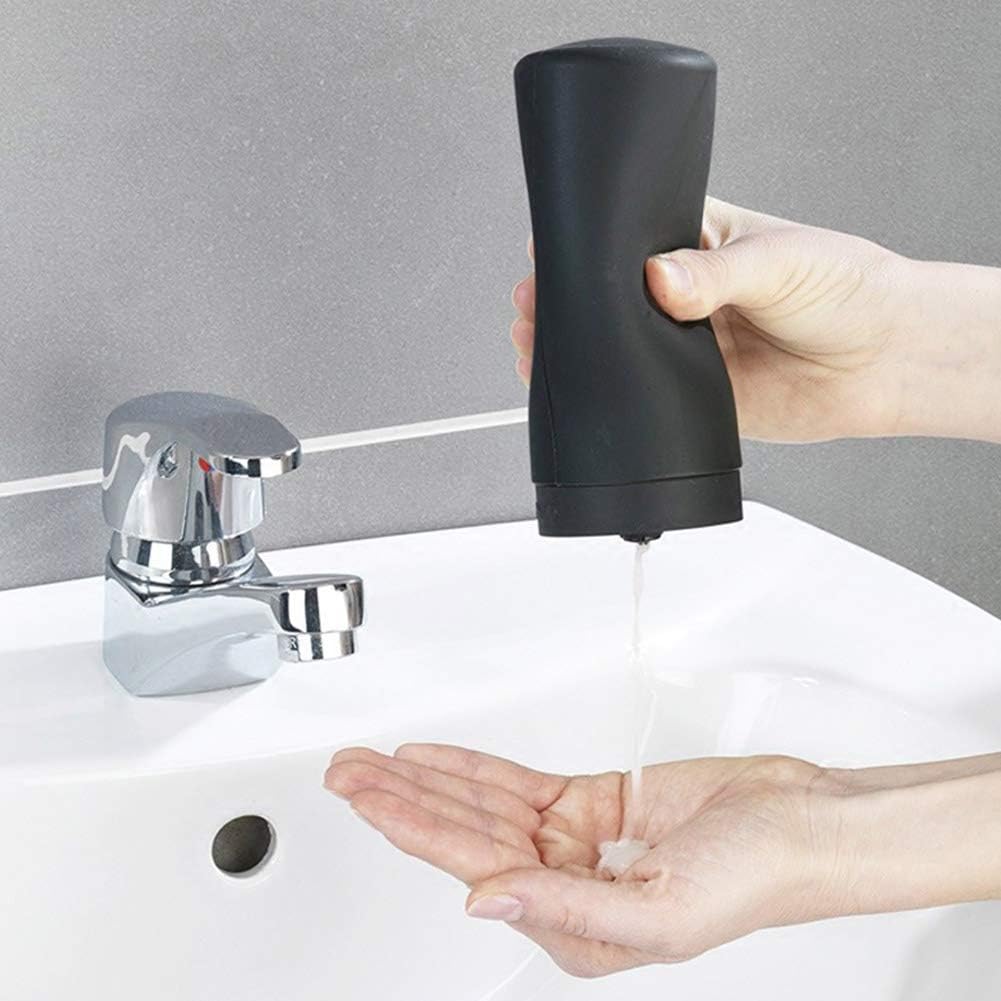 Botella exprimible para jabón de platos, dispensador de jabón de silicona para fregadero de cocina, botella exprimible, para lavar líquido y jabón