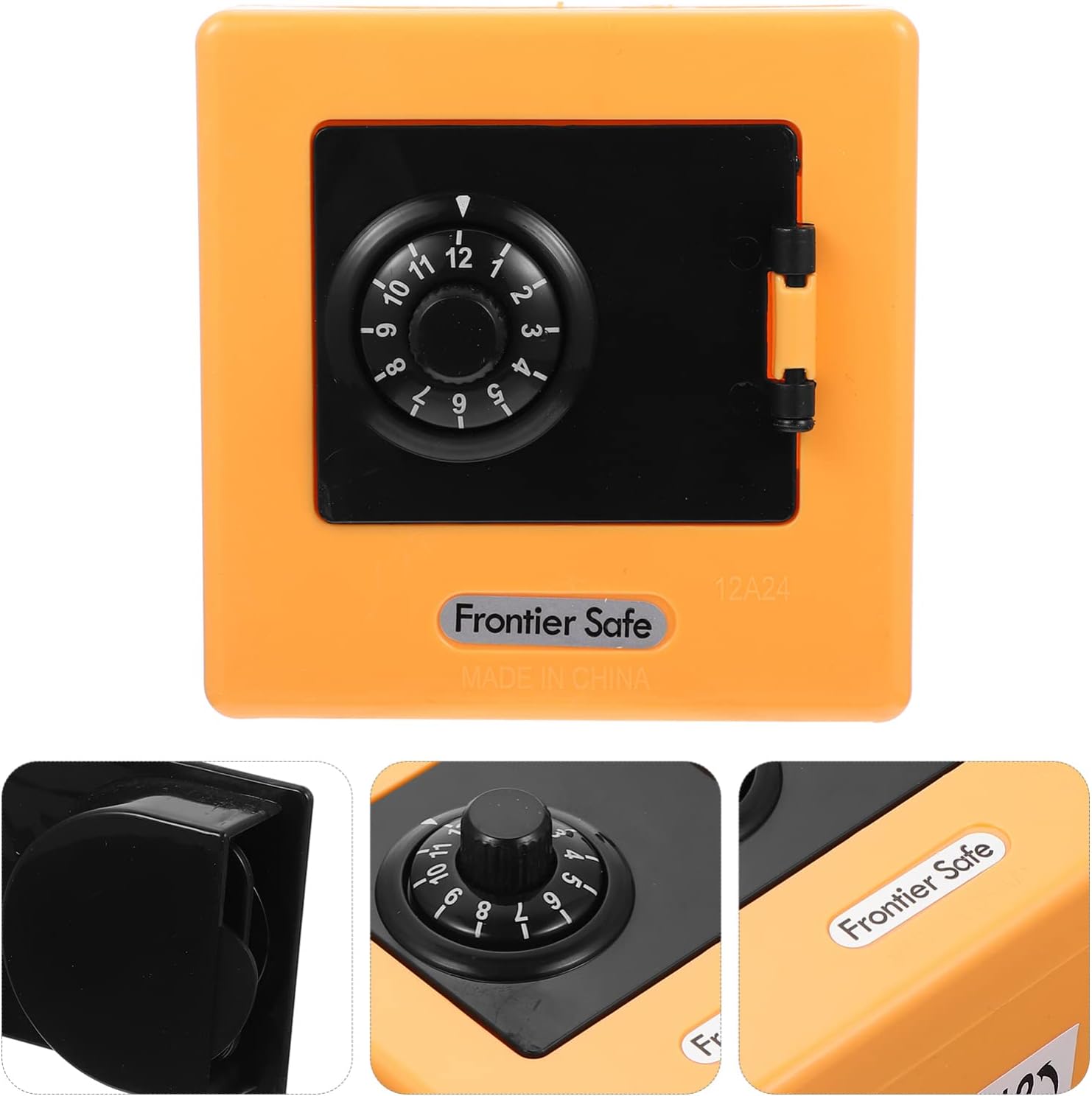 Zerodeko Caja de monedas de efectivo con cerradura de combinación, caja de seguridad pequeña para niños, caja de ahorro de dinero para niños, caja