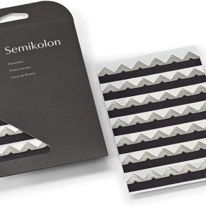 Semikolon – 252 esquinas autoadhesivas sin ácido para álbumes y álbumes de recortes, color plateado Semikolon – 252 esquinas autoadhesivas sin ácido para álbumes y álbumes de recortes, color plateado
