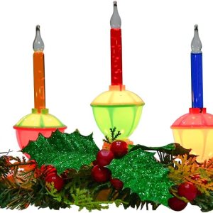 Goothy Lámpara de vela de burbujas de 3 luces, lámparas eléctricas de vela de ventana con 4 luces de burbujas multicolor (1 repuesto), base C7E12, Goothy Lámpara de vela de burbujas de 3 luces, lámparas eléctricas de vela de ventana con 4 luces de burbujas multicolor (1 repuesto), base C7E12,