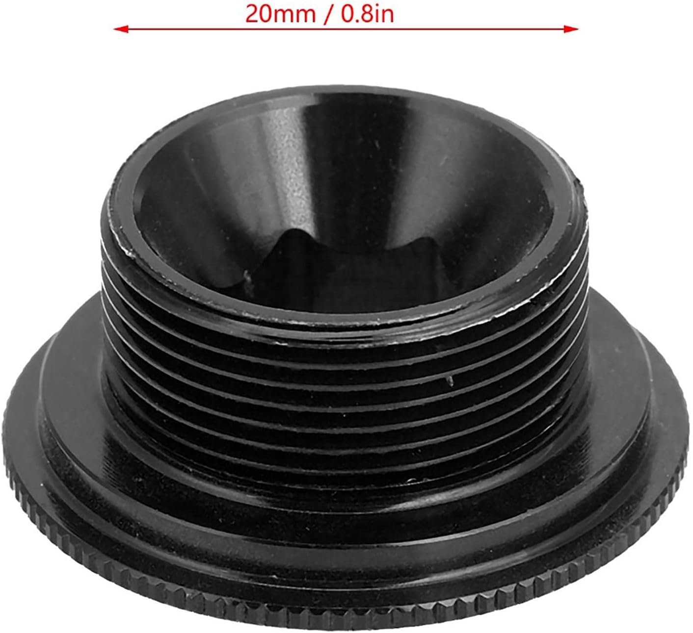 Fydun Manivela de extremo, brazo de manivela para bicicleta de montaña y carretera, tapa de soporte M20 x 10, tornillo de manivela Tornillos de eje