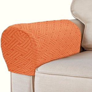 2 fundas para brazos de sofá, protector elástico de poliéster para sillón, protector de muebles resistente a los arañazos, protector de reposabrazos 2 fundas para brazos de sofá, protector elástico de poliéster para sillón, protector de muebles resistente a los arañazos, protector de reposabrazos