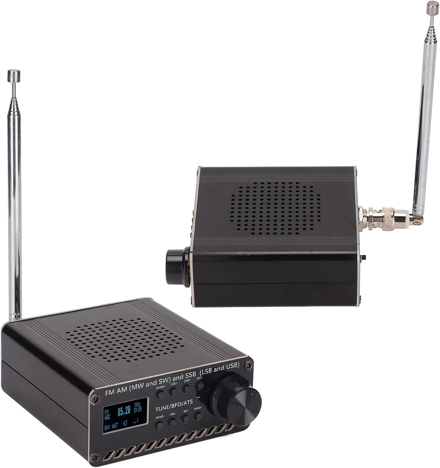 Receptor de radio portátil Escáner de banda completa FM AM (MW SW) SSB (LSB USB) Grabador de mano Si4732, todo en uno receptor de radio escáner y