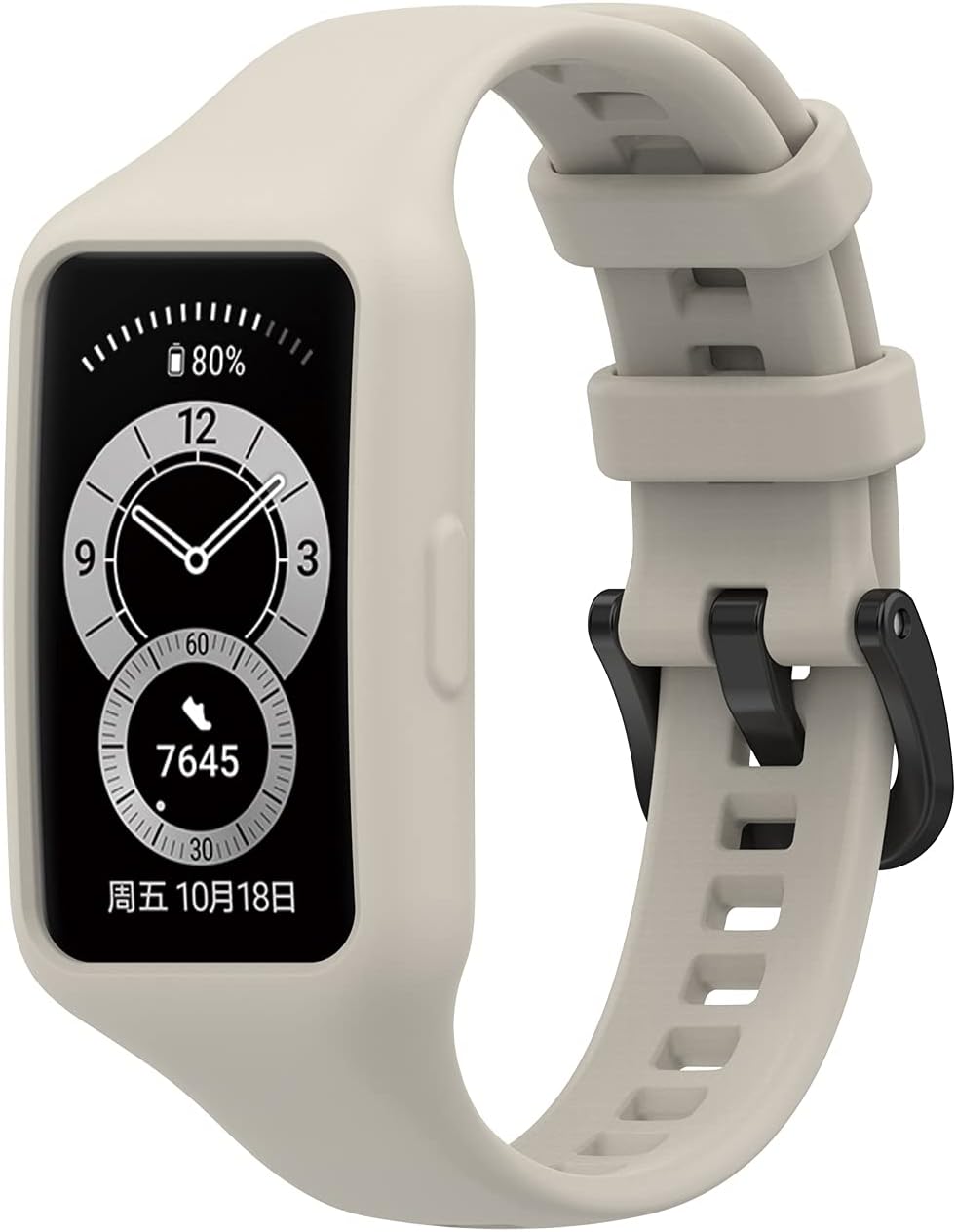 Senter Correa de repuesto de goma suave de liberación rápida para Huawei Band 7 Smart Watch