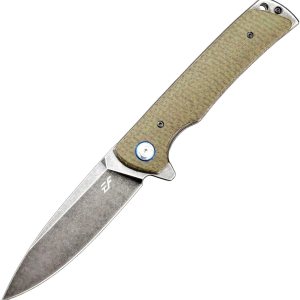 Eafengrow EF973 Cuchillo plegable, hoja de acero D2, mango de micarta, carpeta de bolsillo para trabajo, camping, senderismo, EDC herramienta Eafengrow EF973 Cuchillo plegable, hoja de acero D2, mango de micarta, carpeta de bolsillo para trabajo, camping, senderismo, EDC herramienta