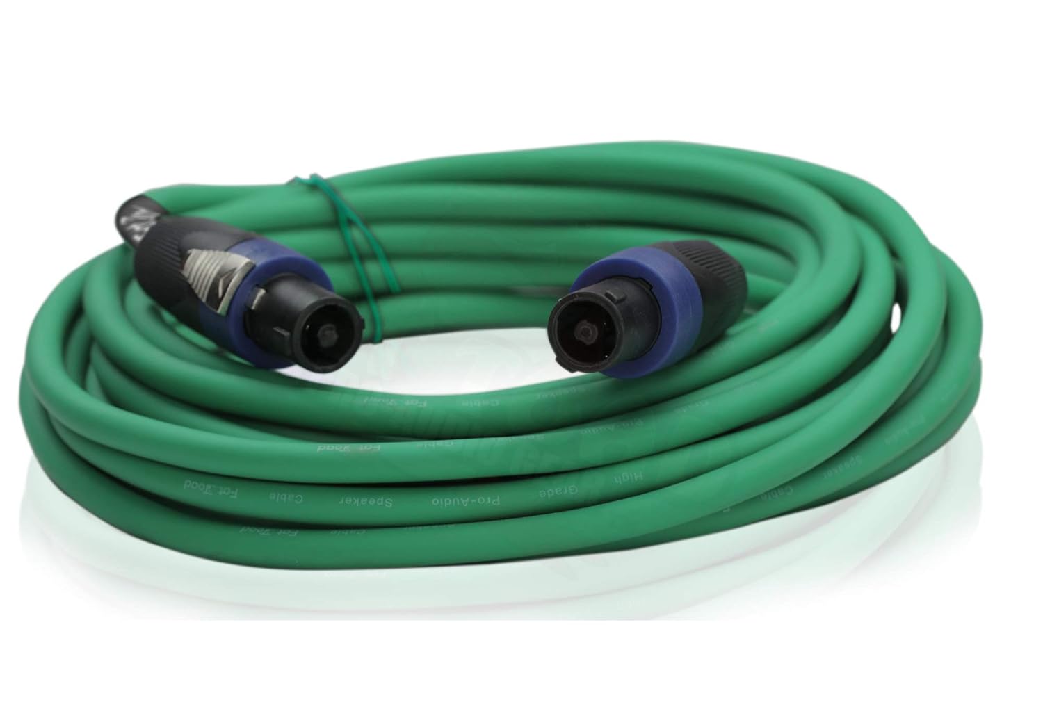 Cables Speakon a Speakon (paquete de 2) Cable PA de audio profesional DJ Pro de 25 pies con conector de bloqueo giratorio  Cable de 12 AWG para