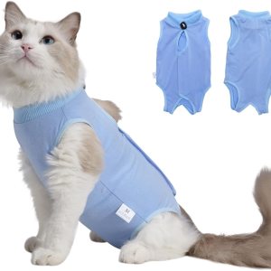 Traje de recuperación de cirugía de gato, enterizo para gatos después de la cirugía, esterilización, heridas abdominales, enfermedades de la piel, Traje de recuperación de cirugía de gato, enterizo para gatos después de la cirugía, esterilización, heridas abdominales, enfermedades de la piel,