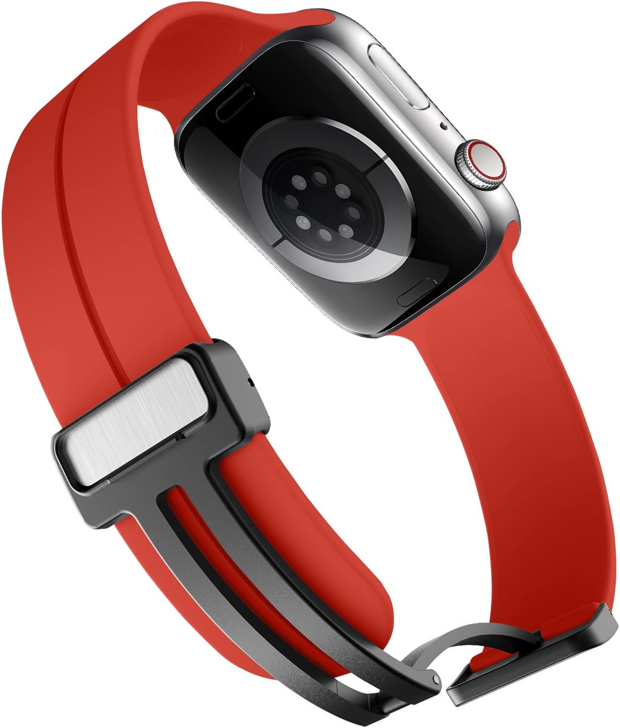 Correa magnética para Apple Watch Ultra Band 1.929 in 1.772 in 1.732 in 1.614 in 1.575 in iWatch Band 1.496 in 1.654 in correa de repuesto de
