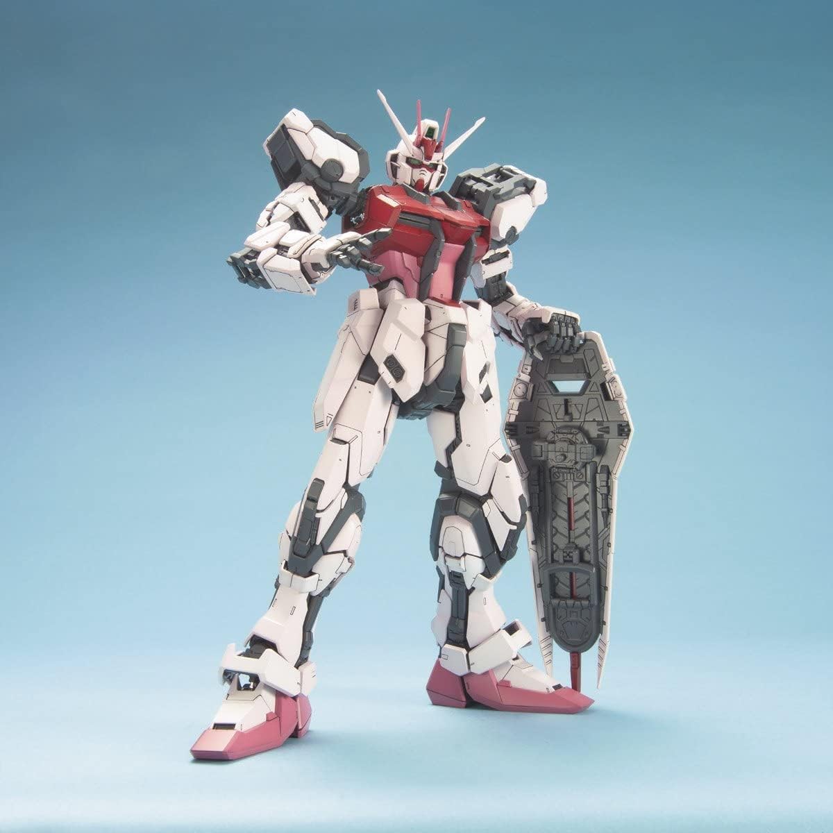 BANDAI SPIRITS( ) PG Mobile Suit Gundam Seed Strike Rouge + Sky Glass Purper, escala 160, modelo de plástico codificado por colores
