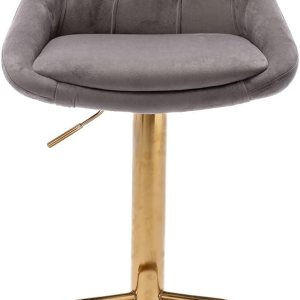 Anwickmak Taburetes de bar giratorios modernos, taburetes de bar ajustables con respaldo y reposapiés, sillas de bar hidráulicas tapizadas de Anwickmak Taburetes de bar giratorios modernos, taburetes de bar ajustables con respaldo y reposapiés, sillas de bar hidráulicas tapizadas de