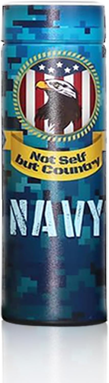 BRAVO ZULU – Botella de agua de acero inoxidable con pantalla LED de temperatura, botella de agua térmica para mantener el agua caliente y fría