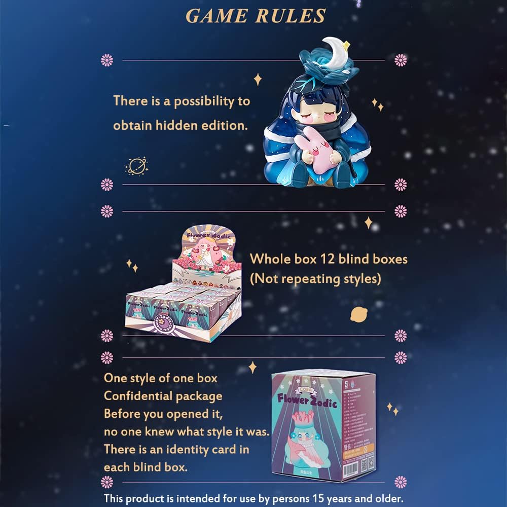 CORA – Caja de juguetes de la serie Zodic de princesa, bonita figura coleccionable, modelo de acción, sorpresa de cumpleaños, bolsas ciegas al azar,