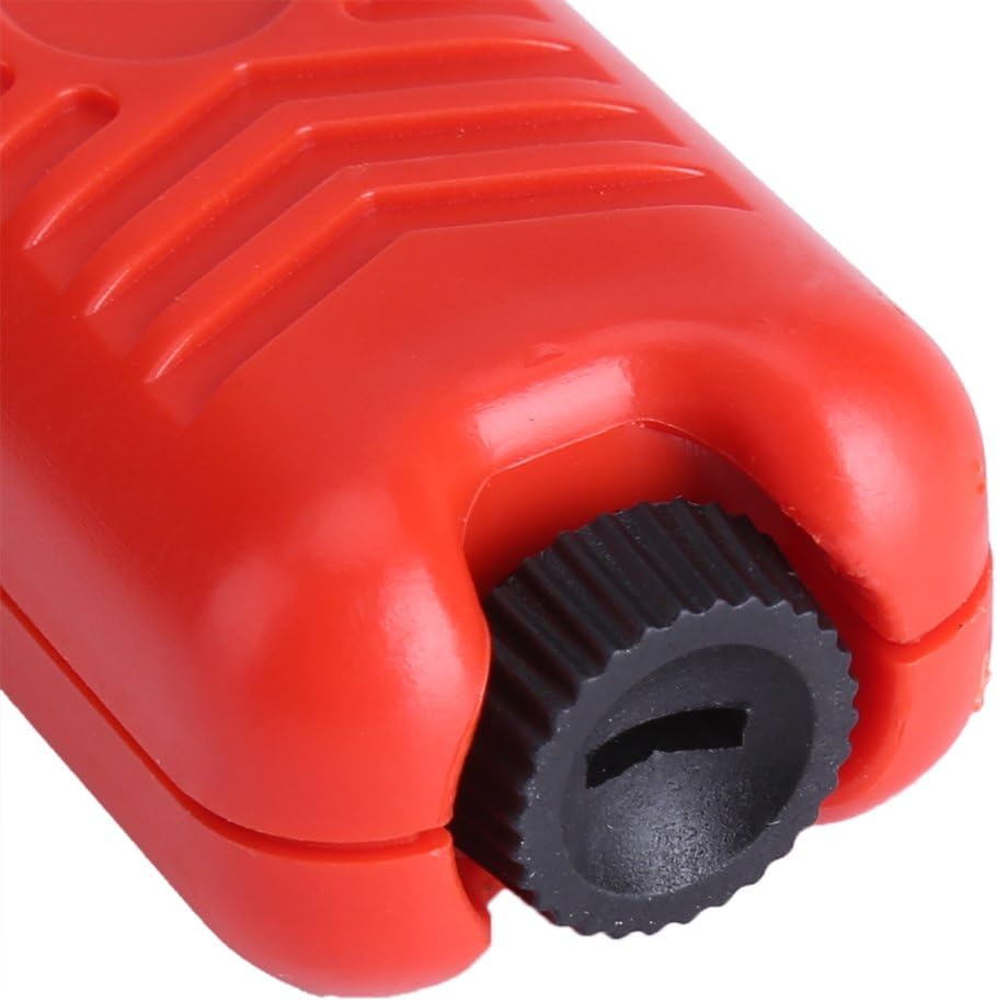 Pelacables, herramienta de corte de pelado de alambre de plástico rojo para 0.315-1.102 in de PVC de goma de cable de extracción precisa de la
