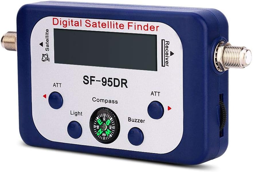 Zopsc Mini medidor de señal satelital digital buscador LCD satélite buscador de fuerza de señal plato Sat Directv brújula