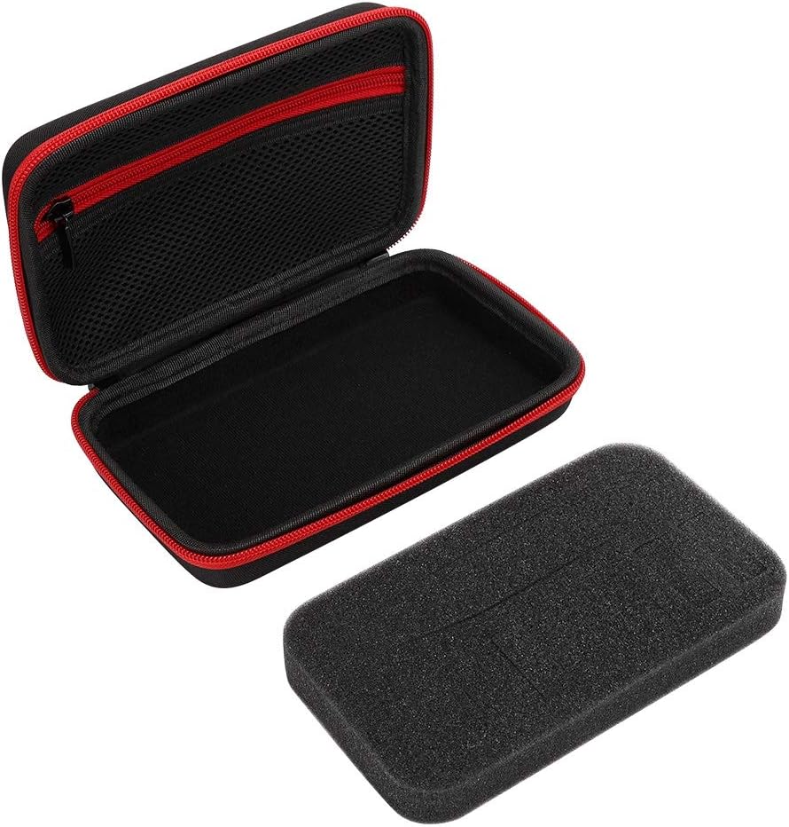 Bolsa de almacenamiento para afeitadora eléctrica, impermeable y resistente a las caídas, fácil de organizar con correa de mano y bolsa de malla