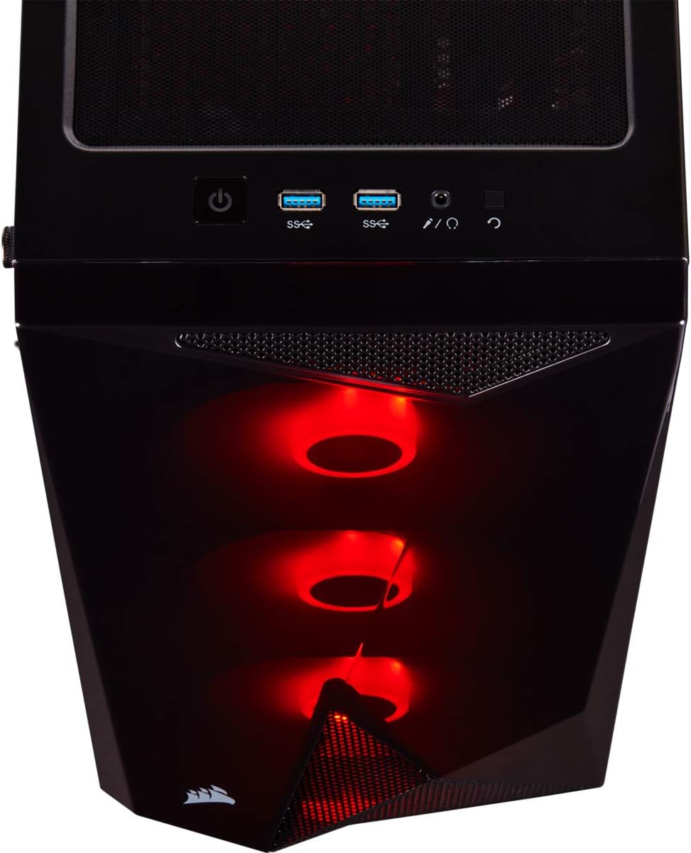 Corsair Carbide Series SPEC-DELTA RGB Mid-Tower ATX Estuche para juegos, vidrio templado