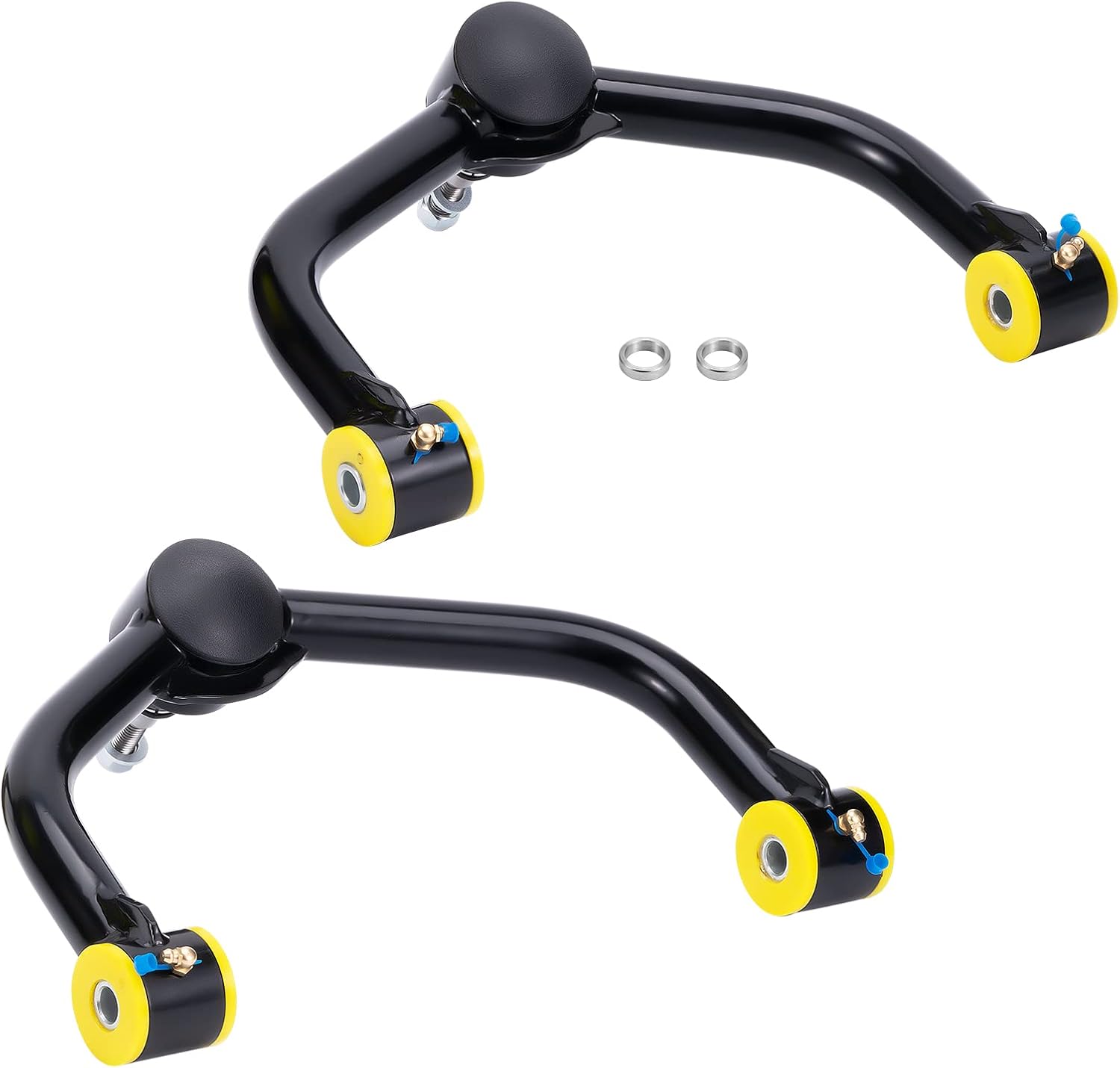 maXpeedingrods Brazo de control superior delantero de elevación de 2-4 pulgadas para Dodge Ram 1500 4WD 2006-2021, UCA delantero con buje de