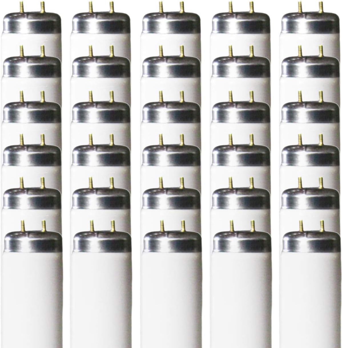 GoodBulb Bombilla fluorescente T12 de 40 W y 48 pulgadas, luz blanca fría de 4100 K, base bi-pin media, 2600 lúmenes, 90 CRI, 24000 horas de vida,