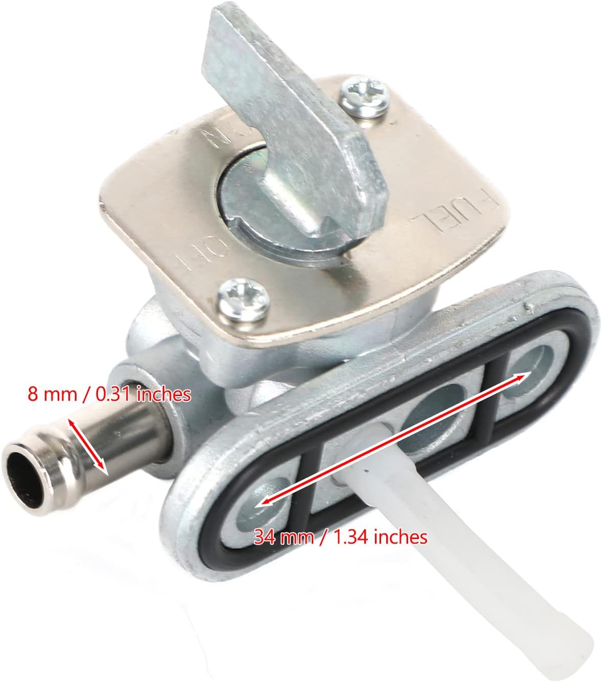 Frezon Válvula de válvula de depósito de gasolina para Yamaha FZ400 1997, TDM850 1999-2001, BT1100 Bulldog 2002-2006, YZ80 1994-1996, YZ490