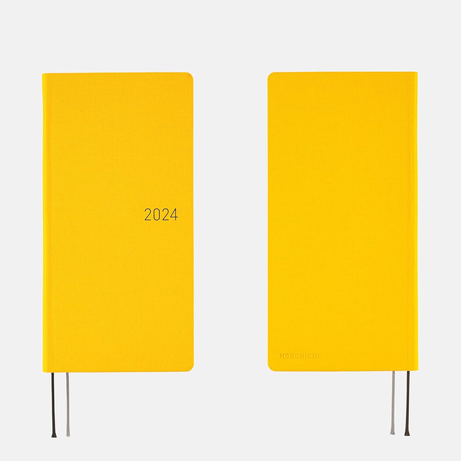 Hobonichi Techo Weeks InglésAlto y Delgado TamañoEnero 2024 Inicio Colores Poppin’ Amarillo