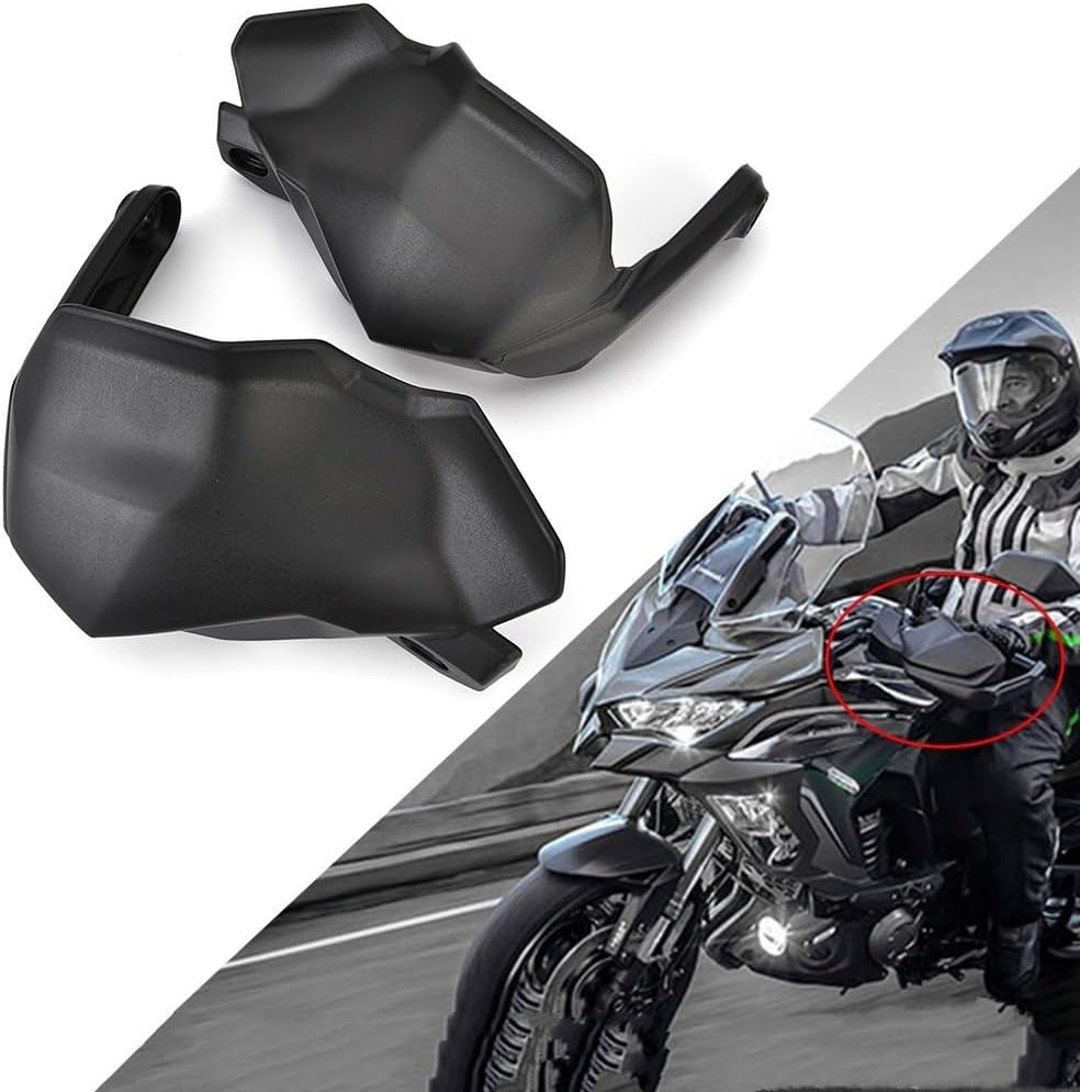 Parabrisas de motocicleta para Kawasaki Ve-rs-ys 650 VE-RS-YS650 2022 2023 Guardamanos protección de mano escudo contra el viento Guardias de mano