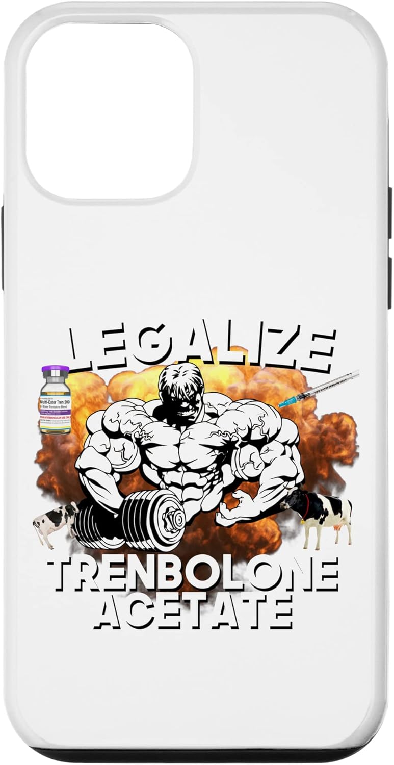 Funda para iPhone 12 Mini Legalize Trenbolone Acetato Divertido Esteroide Tren Lover Gym Jim
