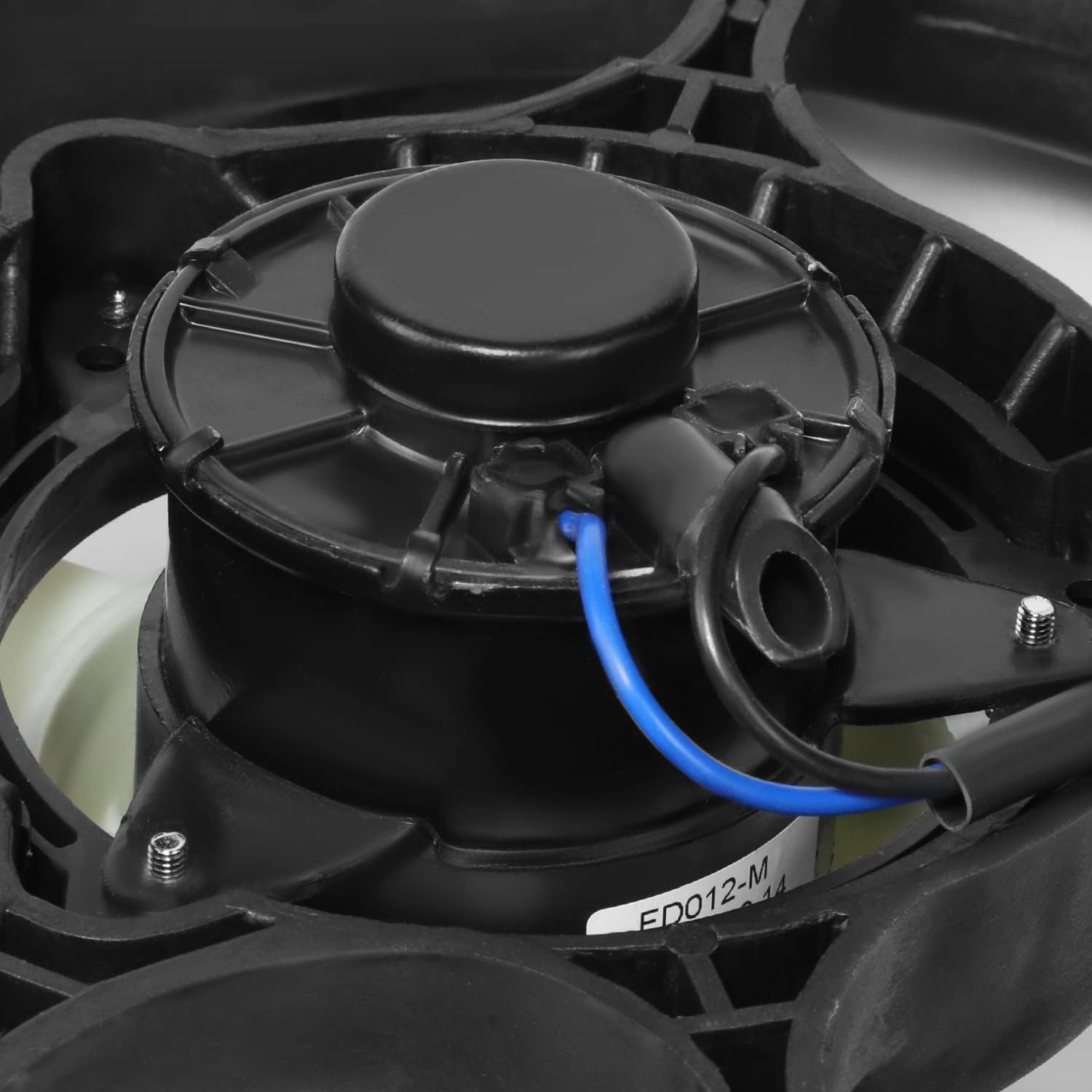MA3115109 Conjunto de ventilador de refrigeración de radiador estilo fábrica compatible con Mazda 626 1998-1999, 12V, negro