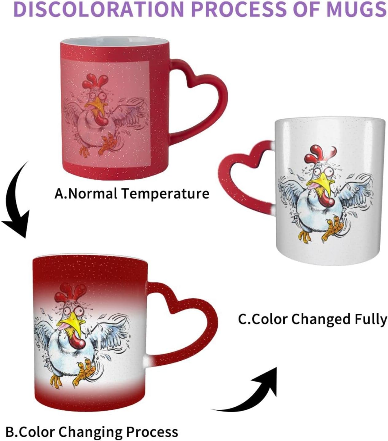 Funny Chicken Mug Coffee cup Tea cup Funny mug Unique ceramic mug for Present Idea Gifts