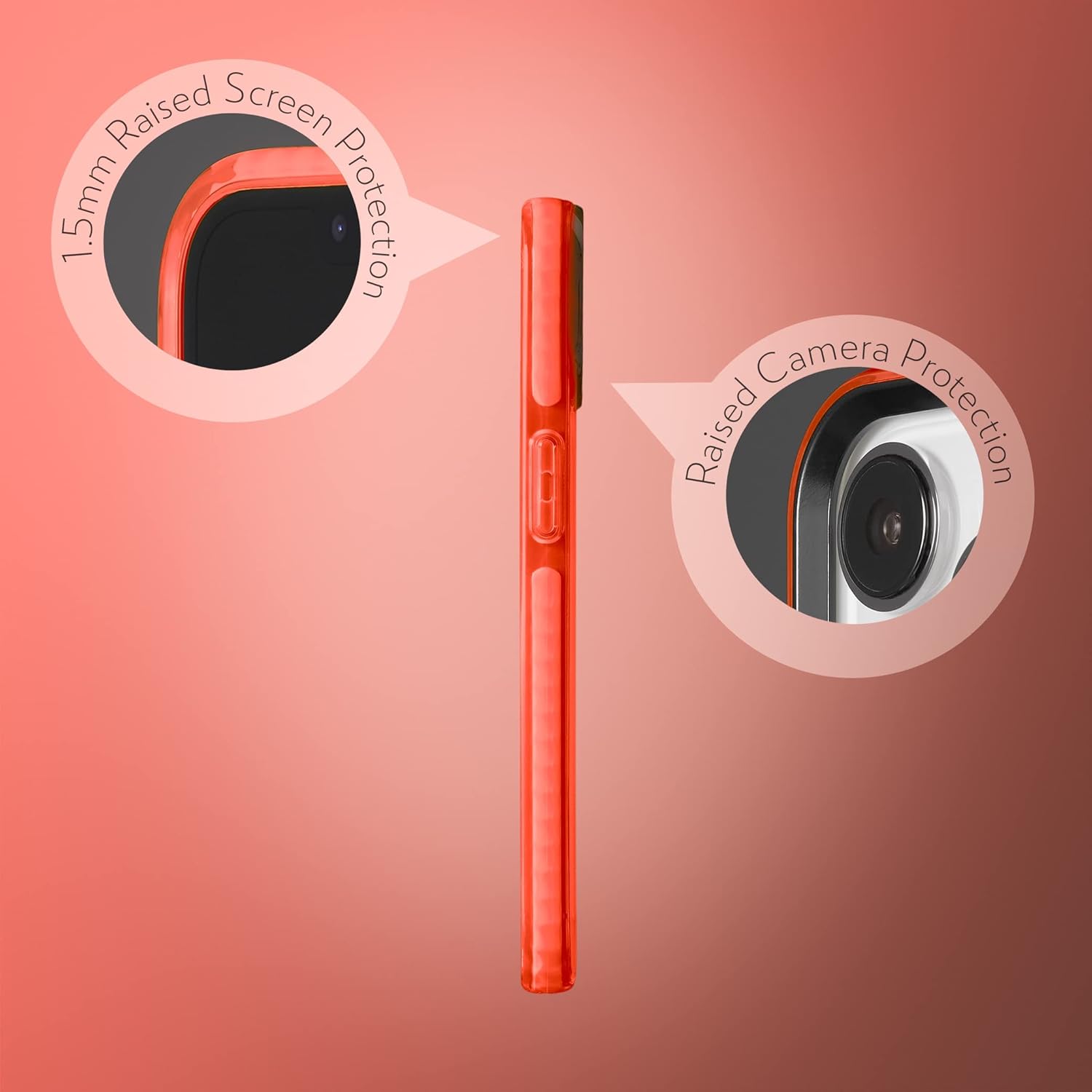 SteepLab Funda de barrera para iPhone 14 (2022, pantalla de 6.1 pulgadas), funda absorbente de impactos con protección de cuerpo completo y bisel