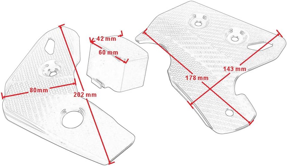 Protector de marco de motocicleta parachoques cubierta protectora Accesorios de carenado para KLX250 1993-2016 para D-TrackerX 1998-2016 (verde)