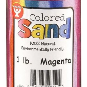 Hygloss Botella de arena de color, negro, 1 libra Hygloss Botella de arena de color, negro, 1 libra