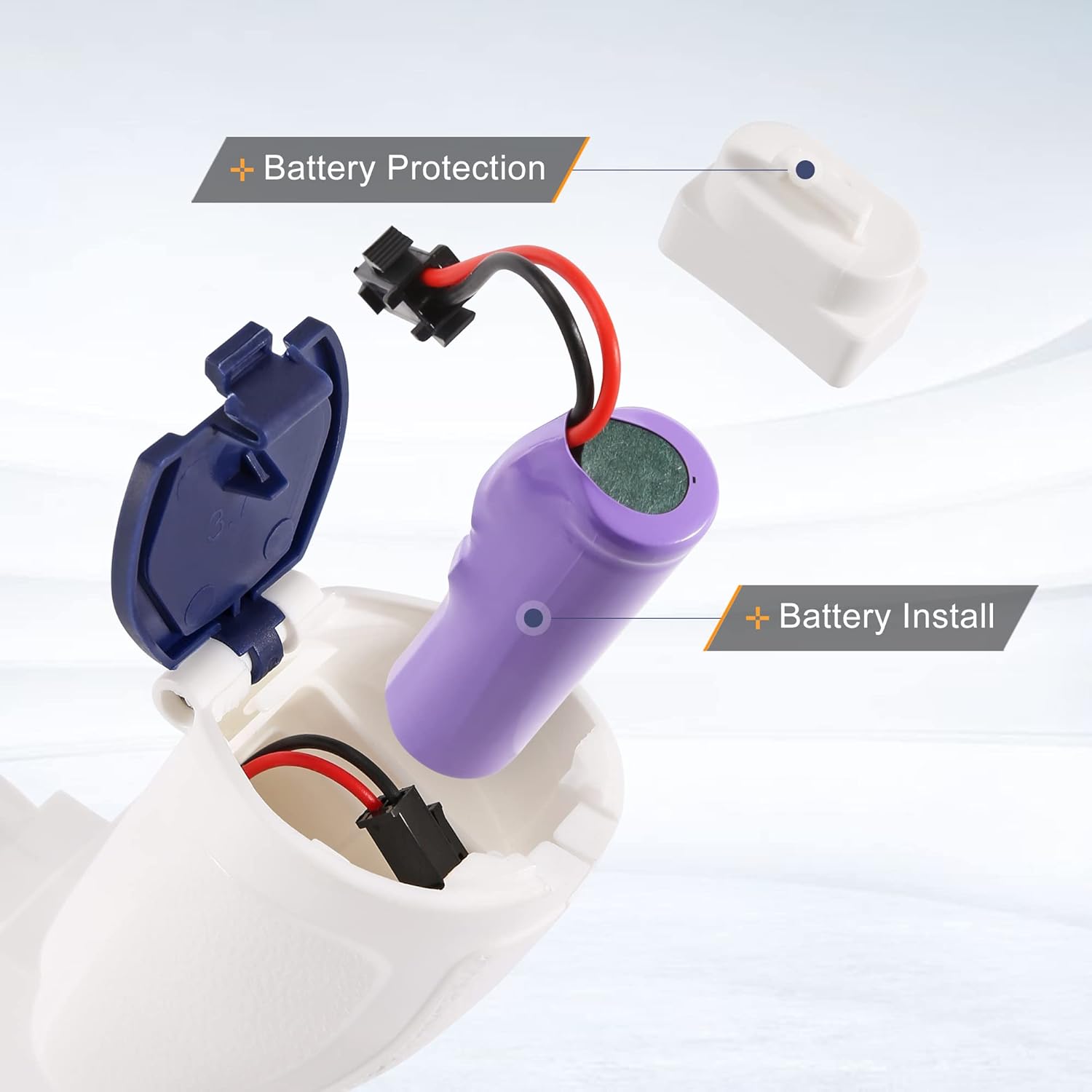 Pistola de agua eléctrica, juguetes de pistola de chorro, pistola automática de agua de hasta 20 pies de largo alcance, pistola de agua para niños y