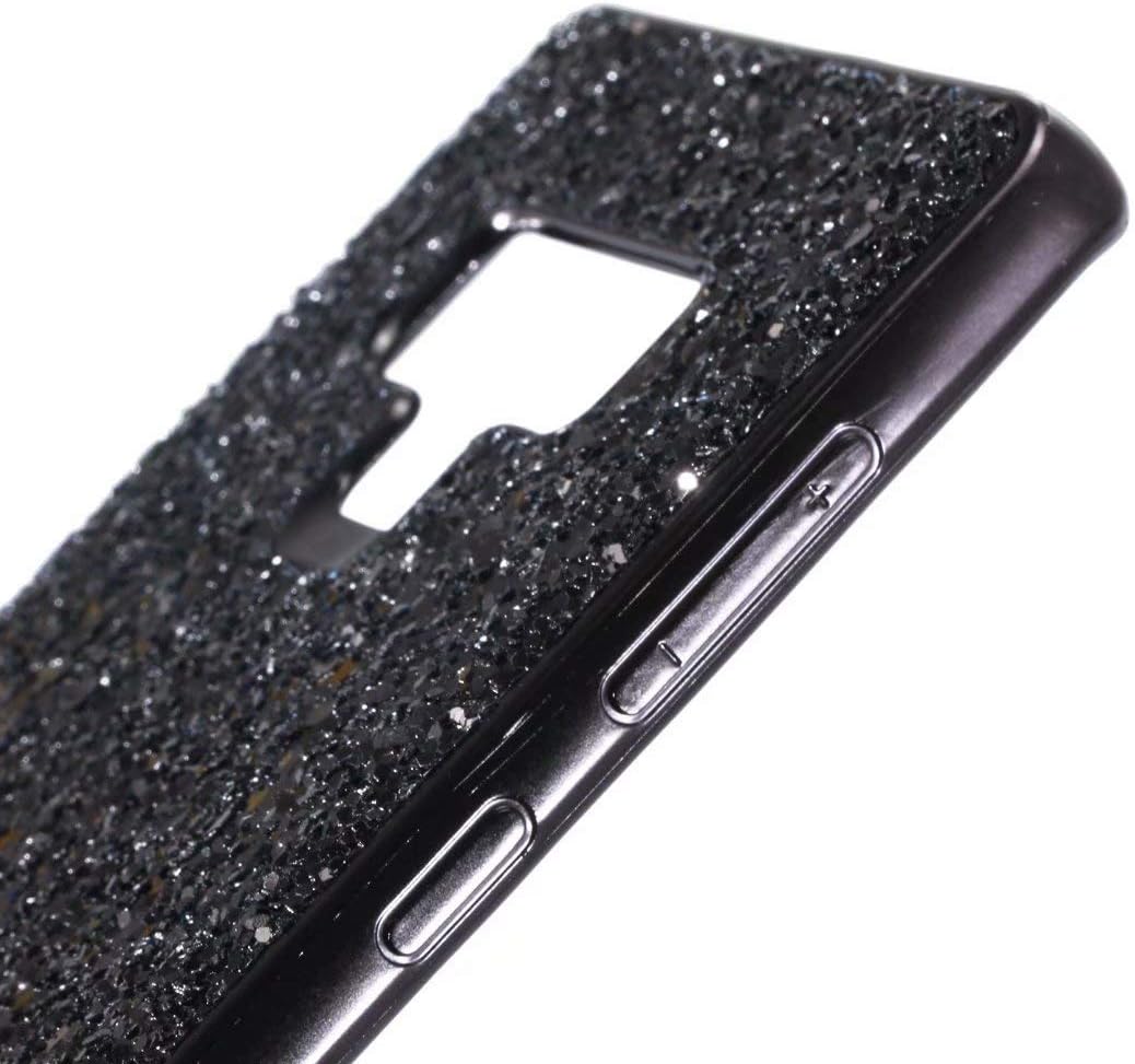 Funda para Galaxy Note 9, diseño de diamantes de imitación brillantes de cuerpo completo, delgado, galvanizado, TPU amortiguador, funda protectora