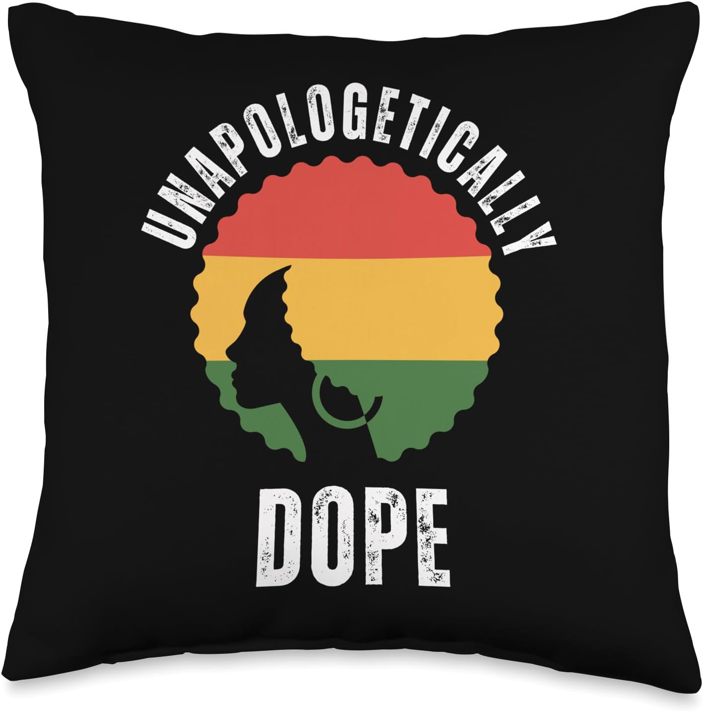 American Throw Pillow, 16×16, Multicolor