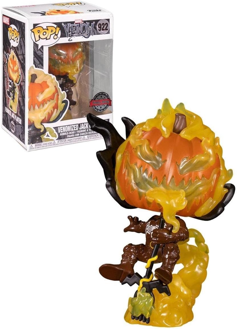 Funko Venom POP! Figura de vinilo Venomized Jack O Lantern 3.5 in