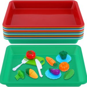 15 bandejas de plástico para arte, bandejas de actividades para el aula, bandejas coloridas para el aula, bandeja de actividades de plástico para 15 bandejas de plástico para arte, bandejas de actividades para el aula, bandejas coloridas para el aula, bandeja de actividades de plástico para