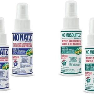No Natz Repelentes botánicos de insectos y sin mosquitos, hechos a mano y sin DEET, fórmula no grasosa, botellas de spray de 2 onzas, paquete de 3 No Natz Repelentes botánicos de insectos y sin mosquitos, hechos a mano y sin DEET, fórmula no grasosa, botellas de spray de 2 onzas, paquete de 3