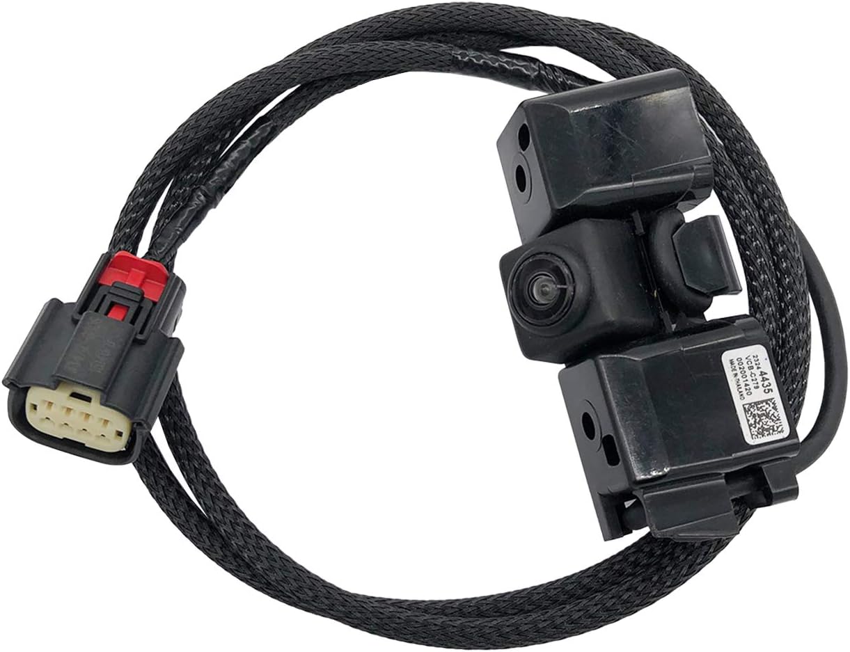 GERMBAN 23244435 Cámara trasera de advertencia de salida de carril de 8 pines de repuesto para GMC Sierra 2500HD 3500HD Chevrolet Silverado 2500HD