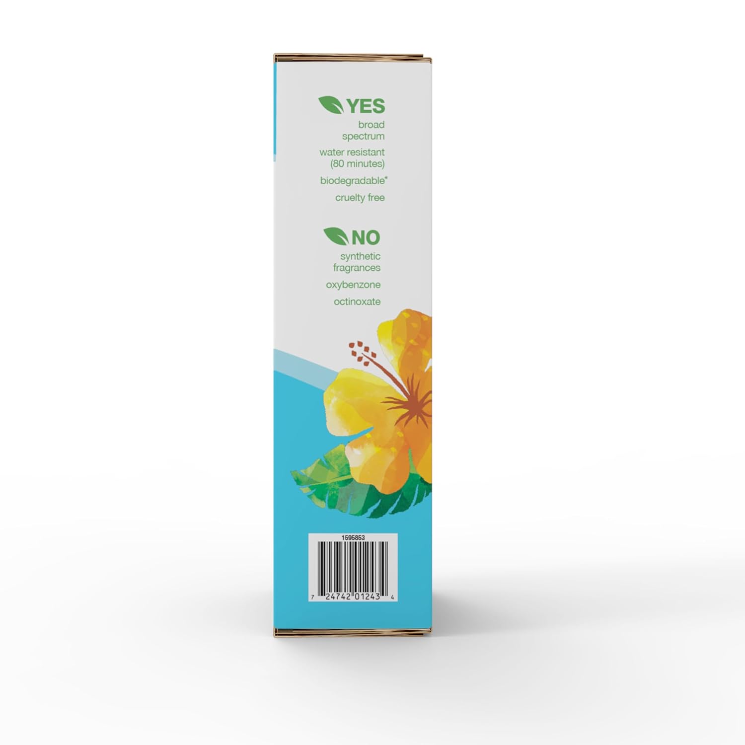 Alba Botanica Protector solar de coco hawaiano, protector solar SPF 50 de amplio espectro, resistente al agua y biodegradable, botella de 8 onzas