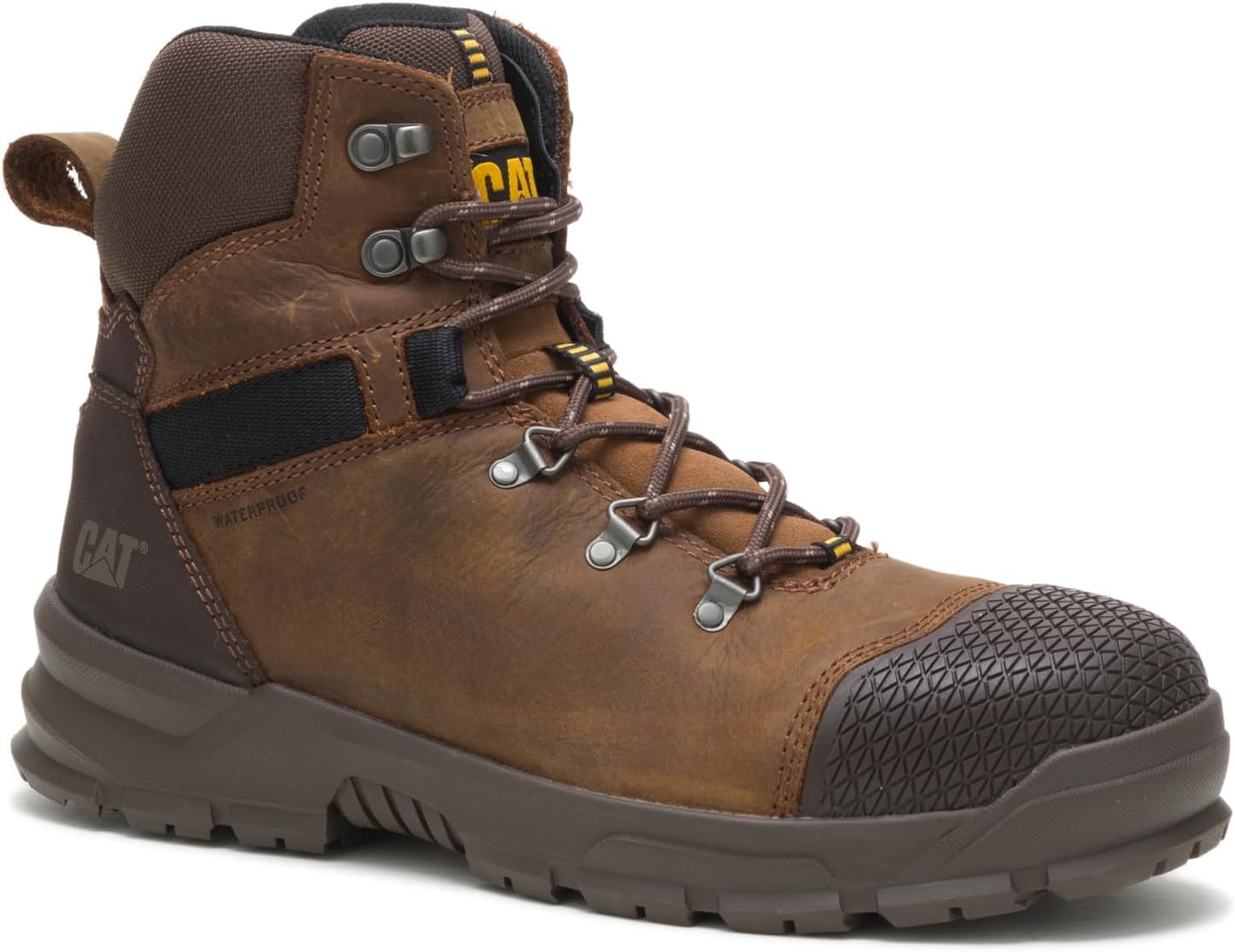 CAT Botas de construcción impermeables Accomplice con punta de acero para hombre
