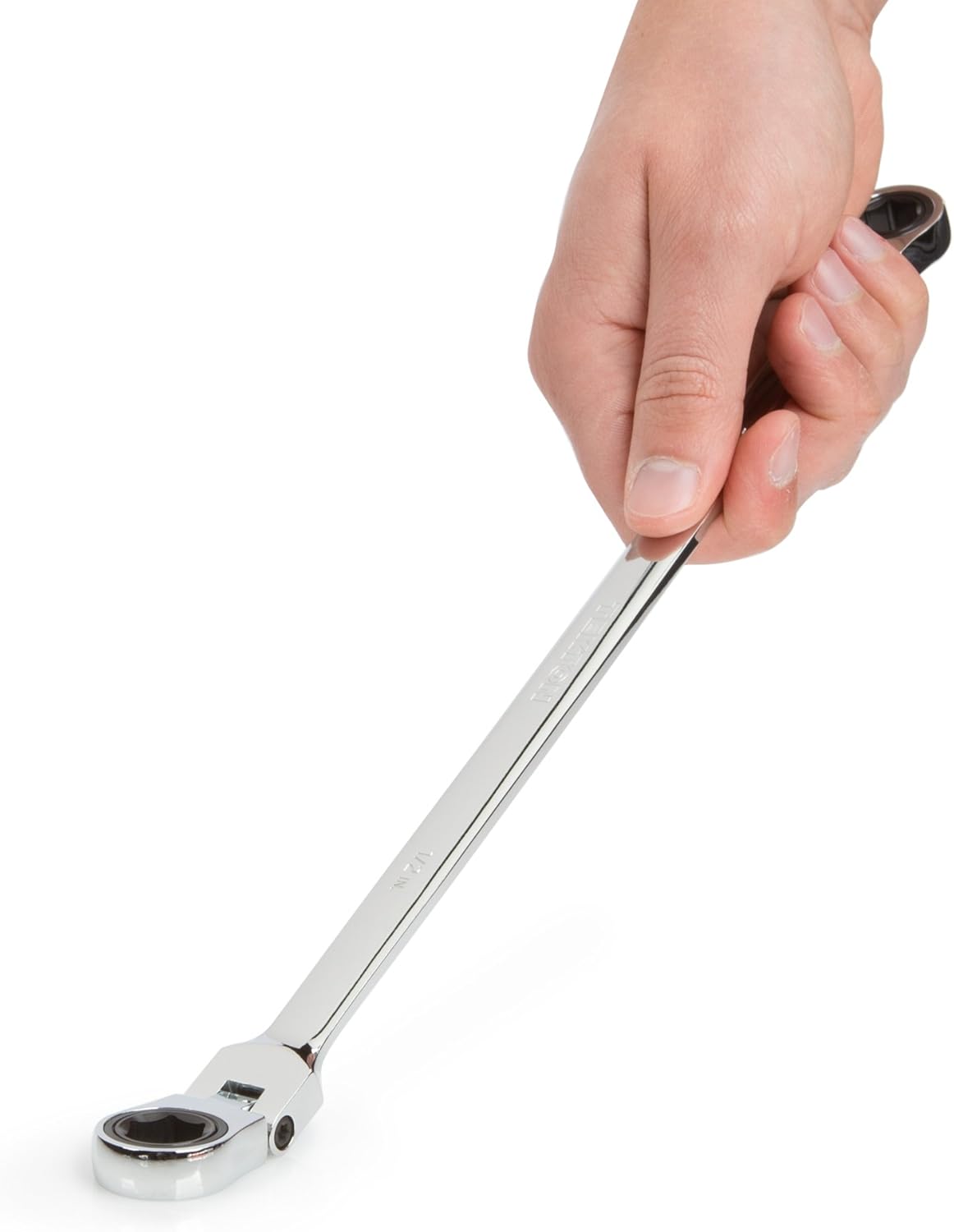 TEKTON Llave de extremo de caja de trinquete flexible de 716 x 12 pulgadas de largo  WRN77005