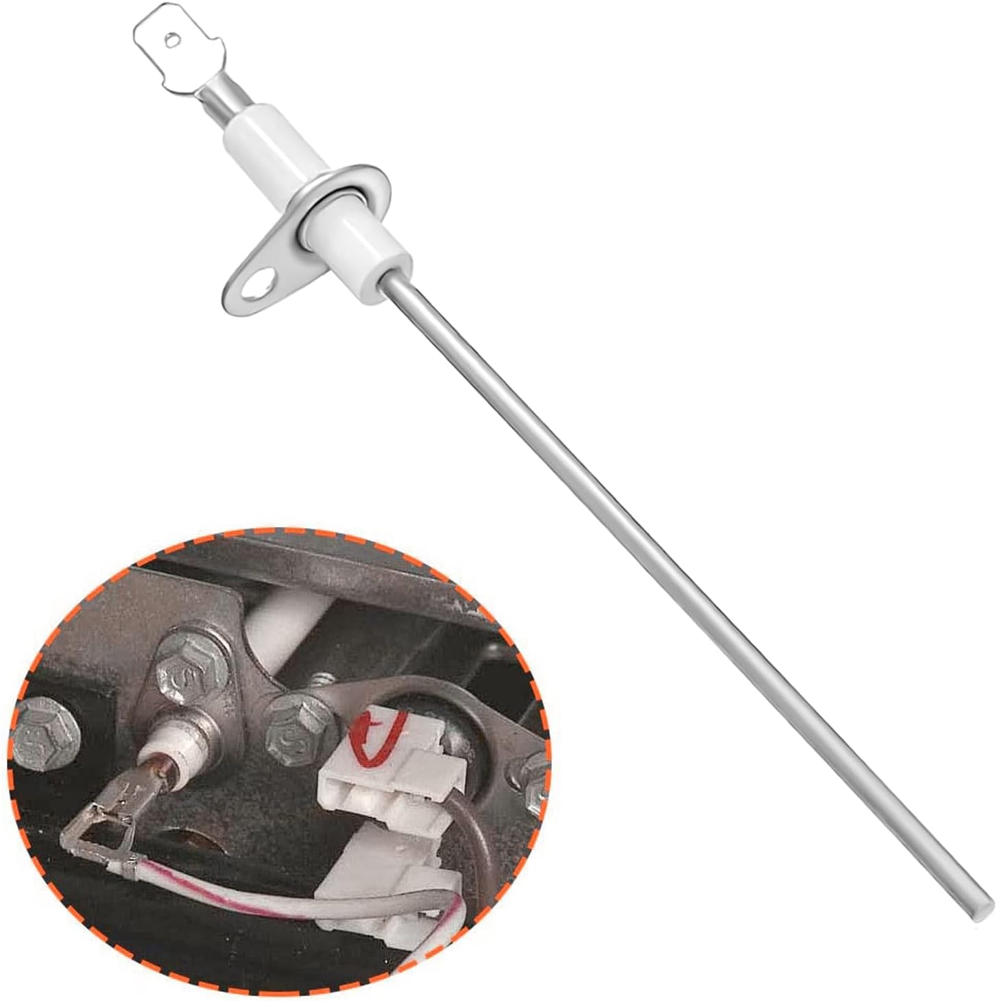 52W2901 Sensor de llama para horno Lennox, sustituye a 52W29 LB-74940A 31L71 31L7101 compatible con G40 G41 G50 G51 G60 G61 G71 (paquete de 2)