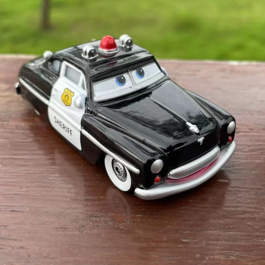 7PCS Car Toy 2 3 The King Diecast 155 Modelo de Metal Juguetes Vehicales Set para Niños Cumpleaños Día del Niño, Acción de Gracias