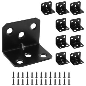 24 soportes de esquina, soporte de estante de acero inoxidable con forma de L, soporte de ángulo recto de 1 x 1 x 1.4 pulgadas, soportes de estante 24 soportes de esquina, soporte de estante de acero inoxidable con forma de L, soporte de ángulo recto de 1 x 1 x 1.4 pulgadas, soportes de estante