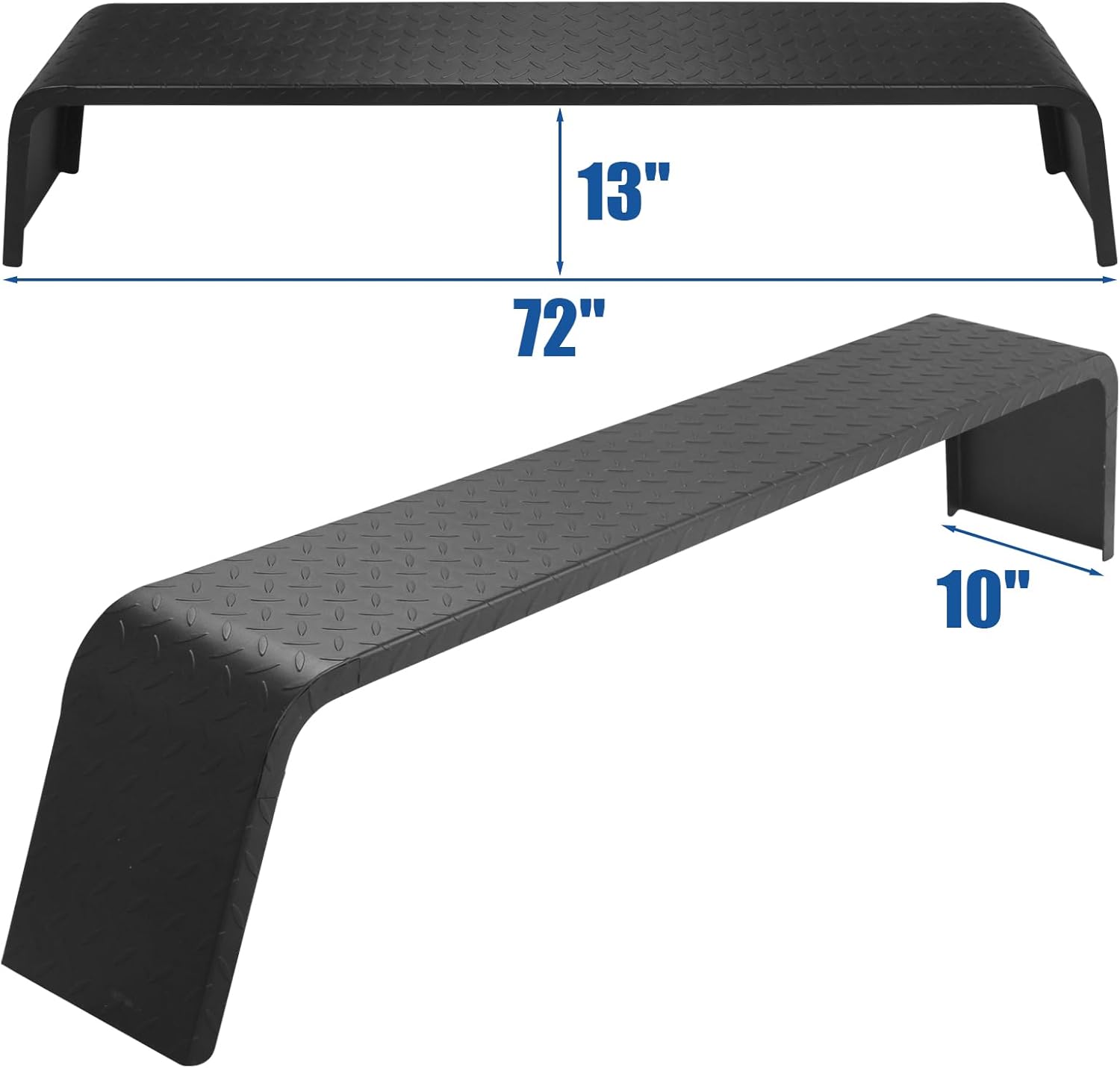 Guardabarros de remolque, guardabarros de acero de placa resistente para ruedas de 13 a 15 pulgadas, remolque de eje tándem – 2 unidades