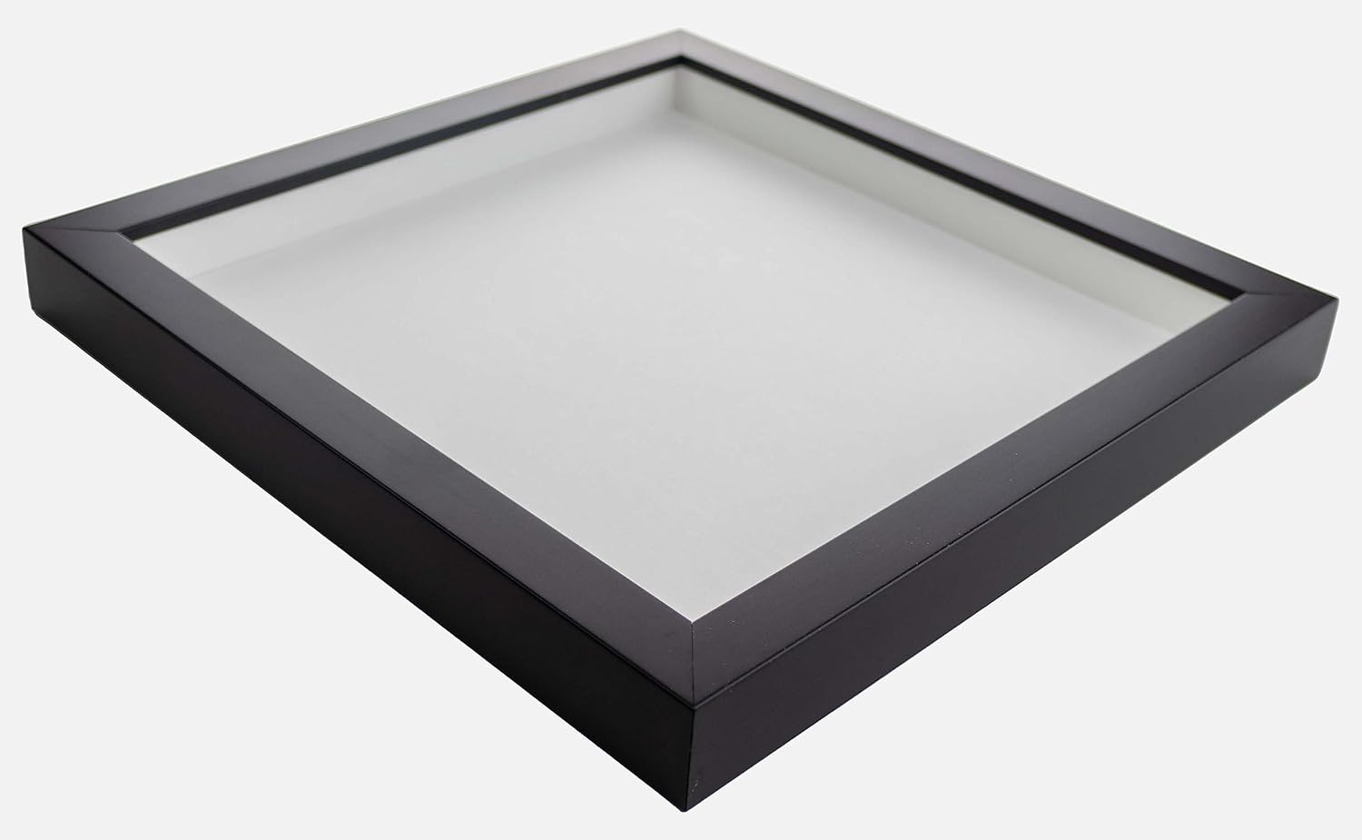 Marco de caja de sombra de 14 x 40 pulgadas, color negro contemporáneo, profundidad de espacio útil de 1 pulgada, tamaño interior de 14 x 40 o 40 x