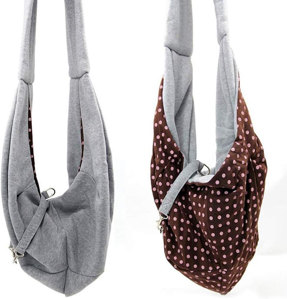 Grtdrm Bolsa de transporte para mascotas, bolsa de viaje para gatos y perros, hasta 16 libras (gris)