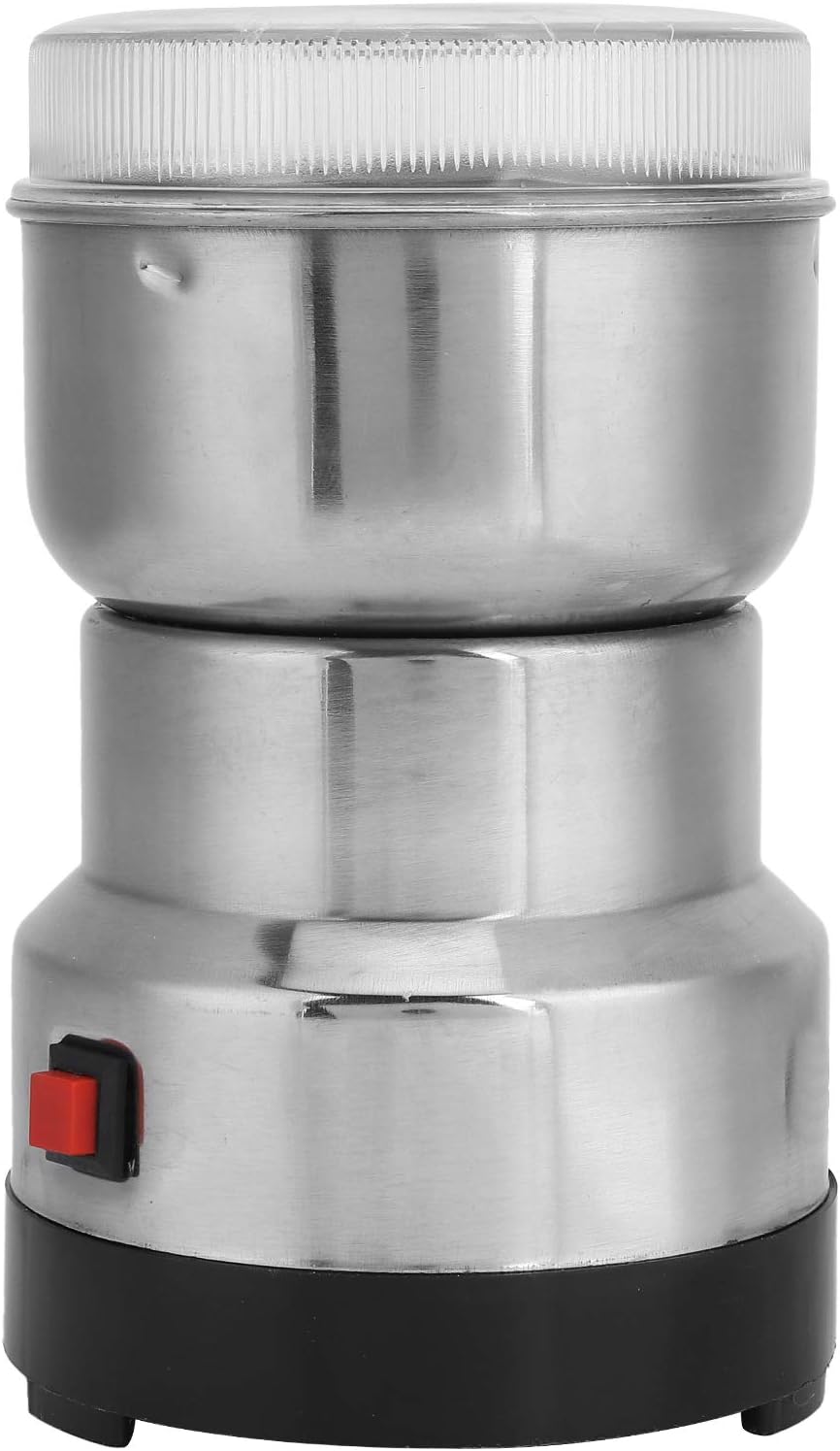 Especias eléctricas de precisión resistente, cubierta transparente de acero inoxidable 304 + percolador de material ABS, (regulaciones americanas